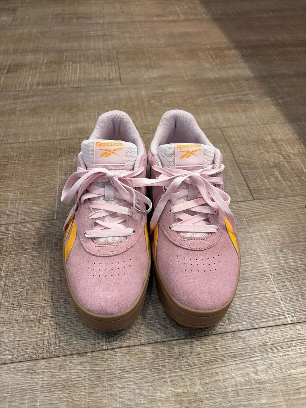 Reebok Women's Court Advance Surge Platform Sneakers in Dustyrose